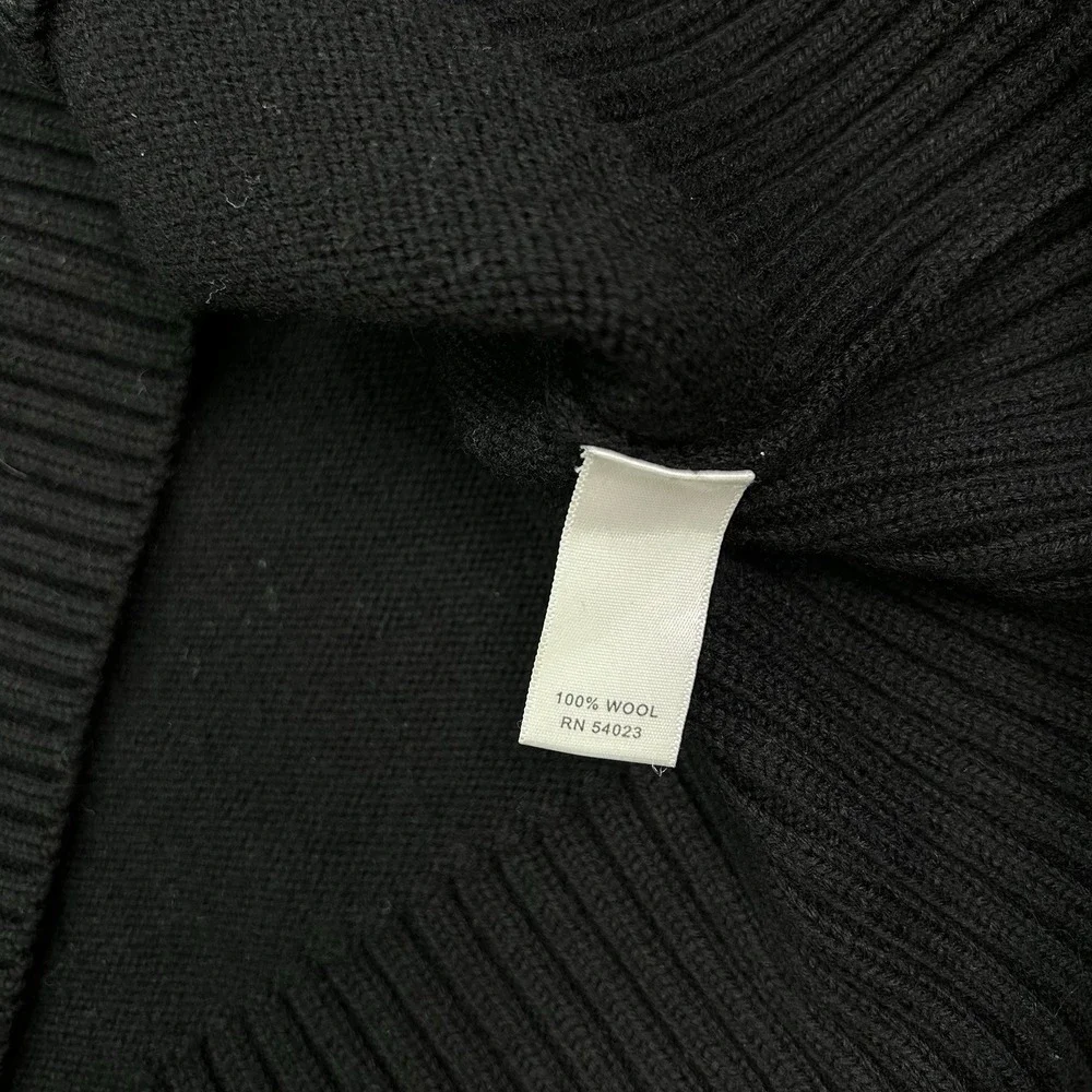 Banana Republic 100% Wool Sweater Men's Medium Shawl Collar Pullover Heavy